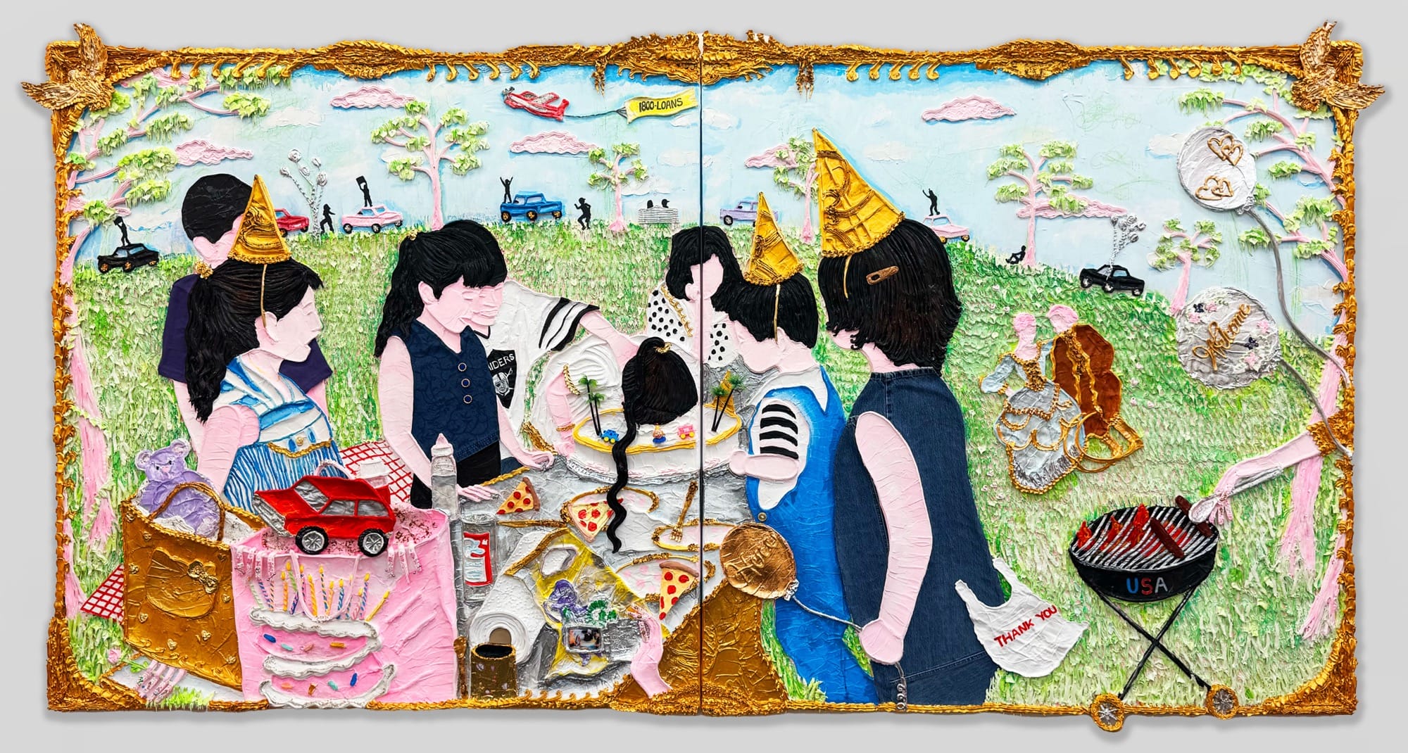 In ‘Pu$h Thru,’ Yvette Mayorga Examines Latinx Experience Through Rococo Maximalism
